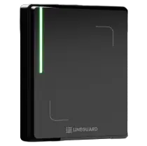 Lecteur de contrôle d'accès Line Ultra Prox LiNEGUARD modèle Line avec guide lumineux LED vertical vert