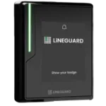 Lecteur LiNEGUARD Line Ultra Touch avec écran tactile et interface interactive pour l'accueil et la sécurité